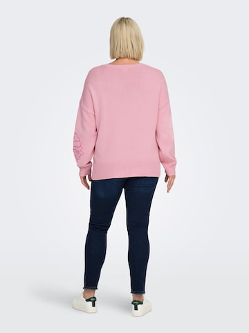 Pull-over 'CARPetra' ONLY Carmakoma en rose