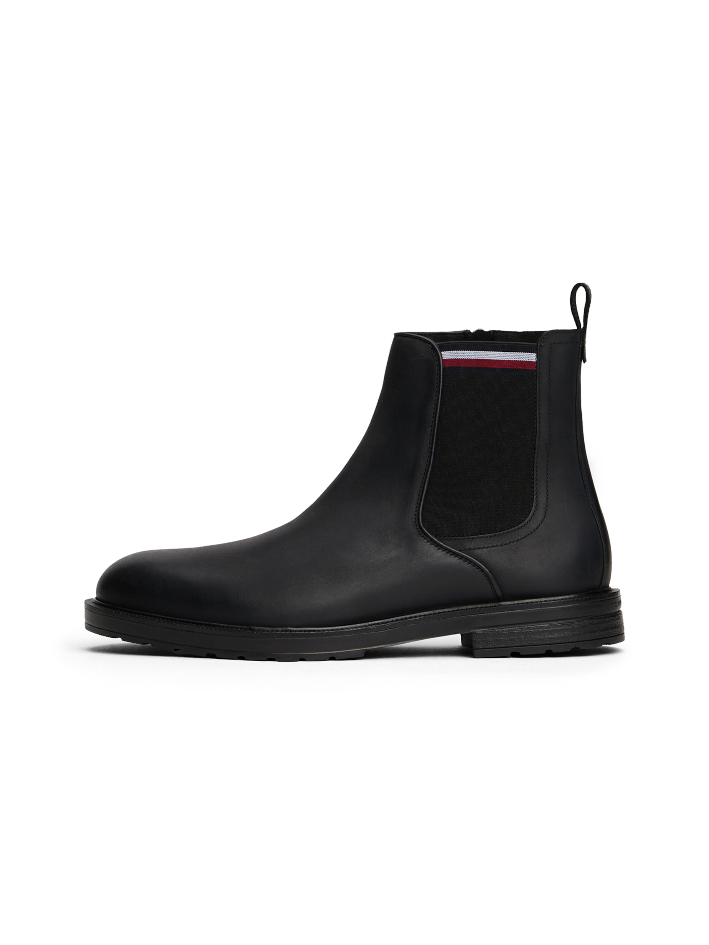 TOMMY HILFIGER Chelsea Boots in Schwarz: Vorderseite