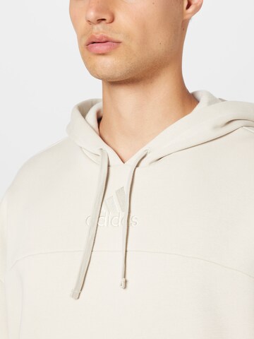 ADIDAS SPORTSWEAR Athletic Sweatshirt 'Studio Lounge Fleece' in Beige