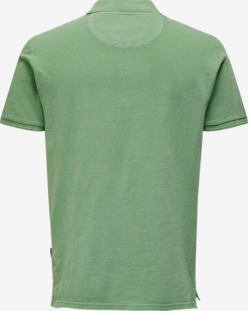 Only & Sons Shirt 'TRAVIS' in Groen