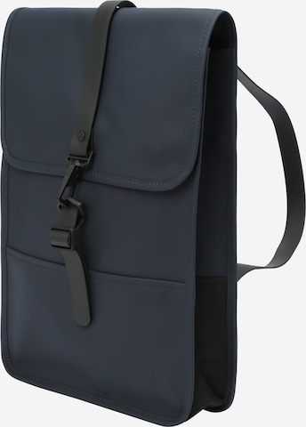 RAINS Backpack in Blue: front