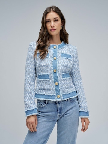 Salsa Jeans Wintermantel in Blauw: voorkant
