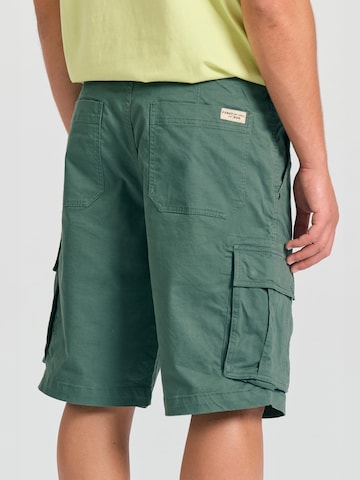 Loosefit Pantalon cargo Funky Buddha en vert
