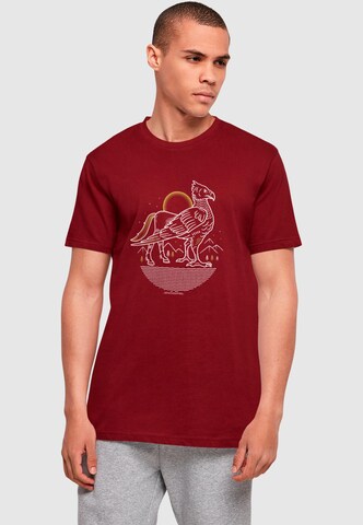 Maglietta 'Harry Potter - Buckbeak' di ABSOLUTE CULT in rosso: frontale