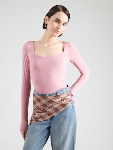 HOLLISTER Tričko - Ružová: predná strana