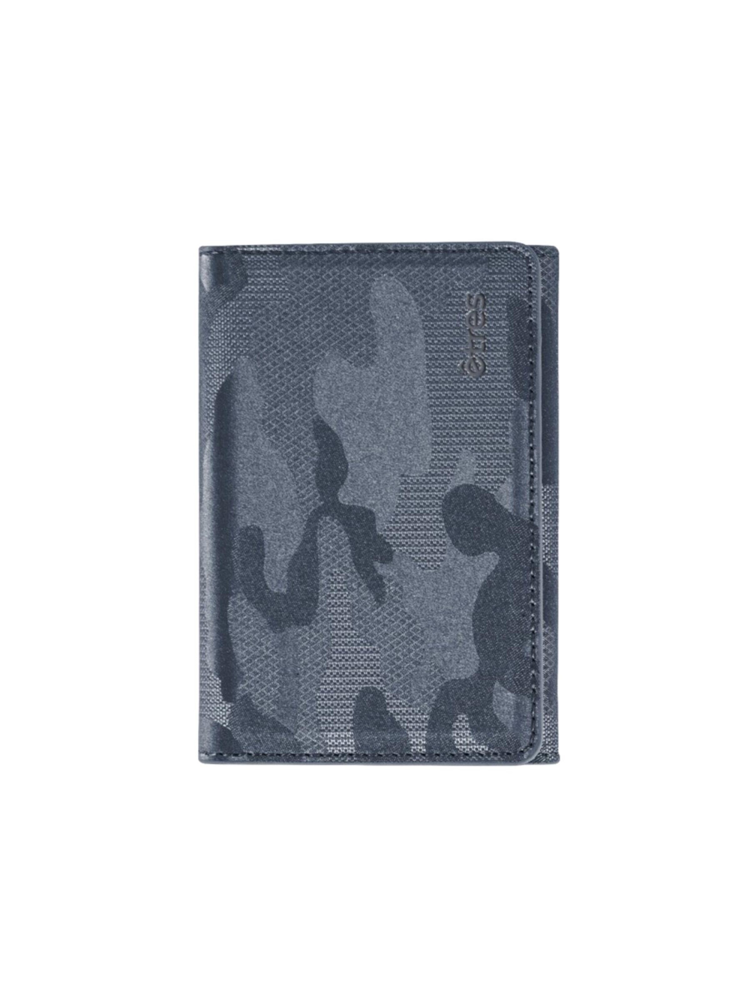 Techmade Wallet 'Etres Smart Wallet - Flach • Camo' in Blue
