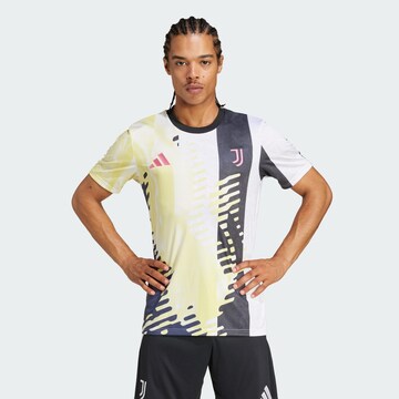 ADIDAS PERFORMANCE Λειτουργικό μπλουζάκι 'Juventus Turin 24/25 Pre-Match' σε κίτρινο: μπροστά
