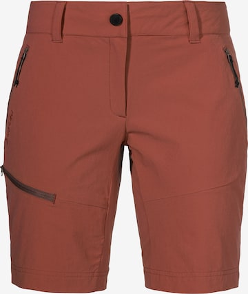 Pantalon outdoor 'Toblach2' Schöffel en rouge : devant