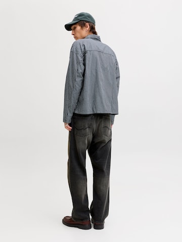 JACK & JONES Comfort fit Button Up Shirt 'JORAustin' in Blue