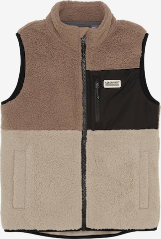 COLOR KIDS Vest ' COFleece Vest ' in Green: front