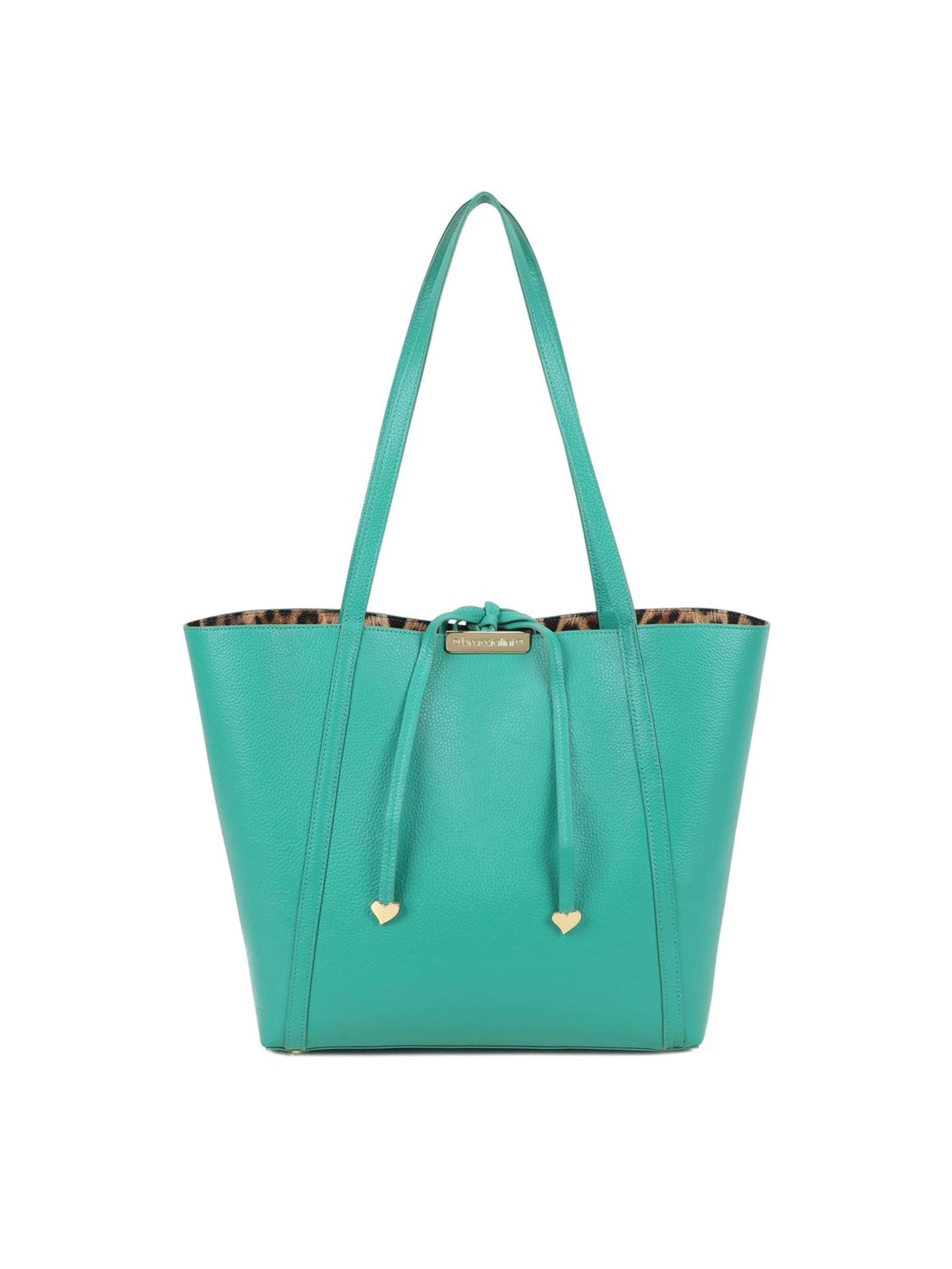 Braccialini - Shopper 'Double' en verde: frente