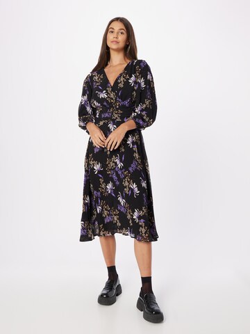 Robe Wallis en noir : devant