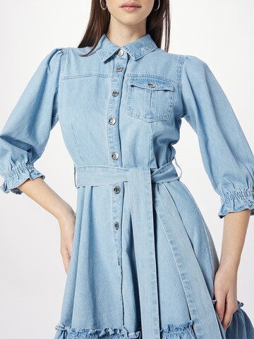 Robe-chemise River Island en bleu