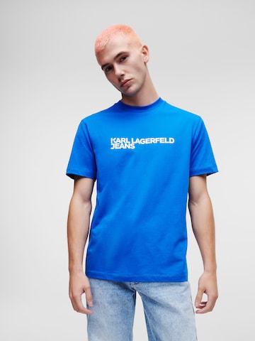 Maglietta di KARL LAGERFELD JEANS in blu: frontale