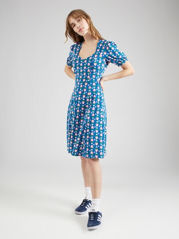 Blutsgeschwister Kleid 'Joyful Heart' in Blau: Vorderseite