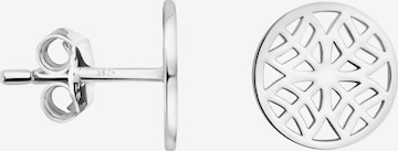 Sofia Milani Ohrringe 'Ornament Circle' in Silber: Vorderseite