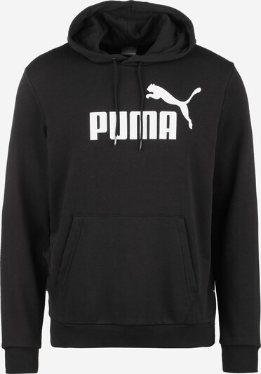 PUMA Sportiska tipa džemperis 'Essentials', krāsa - melns / balts, Preces skats