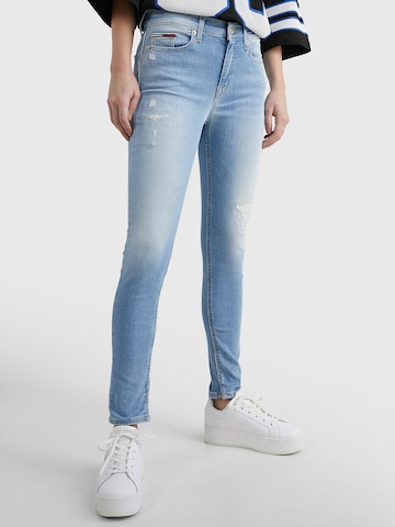 Tommy Jeans Skinny Jeans 'Nora' in Blue: front