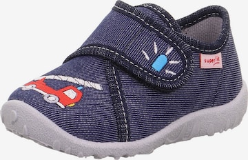 SUPERFIT Hausschuh 'SPOTTY' in Blau: Vorderseite