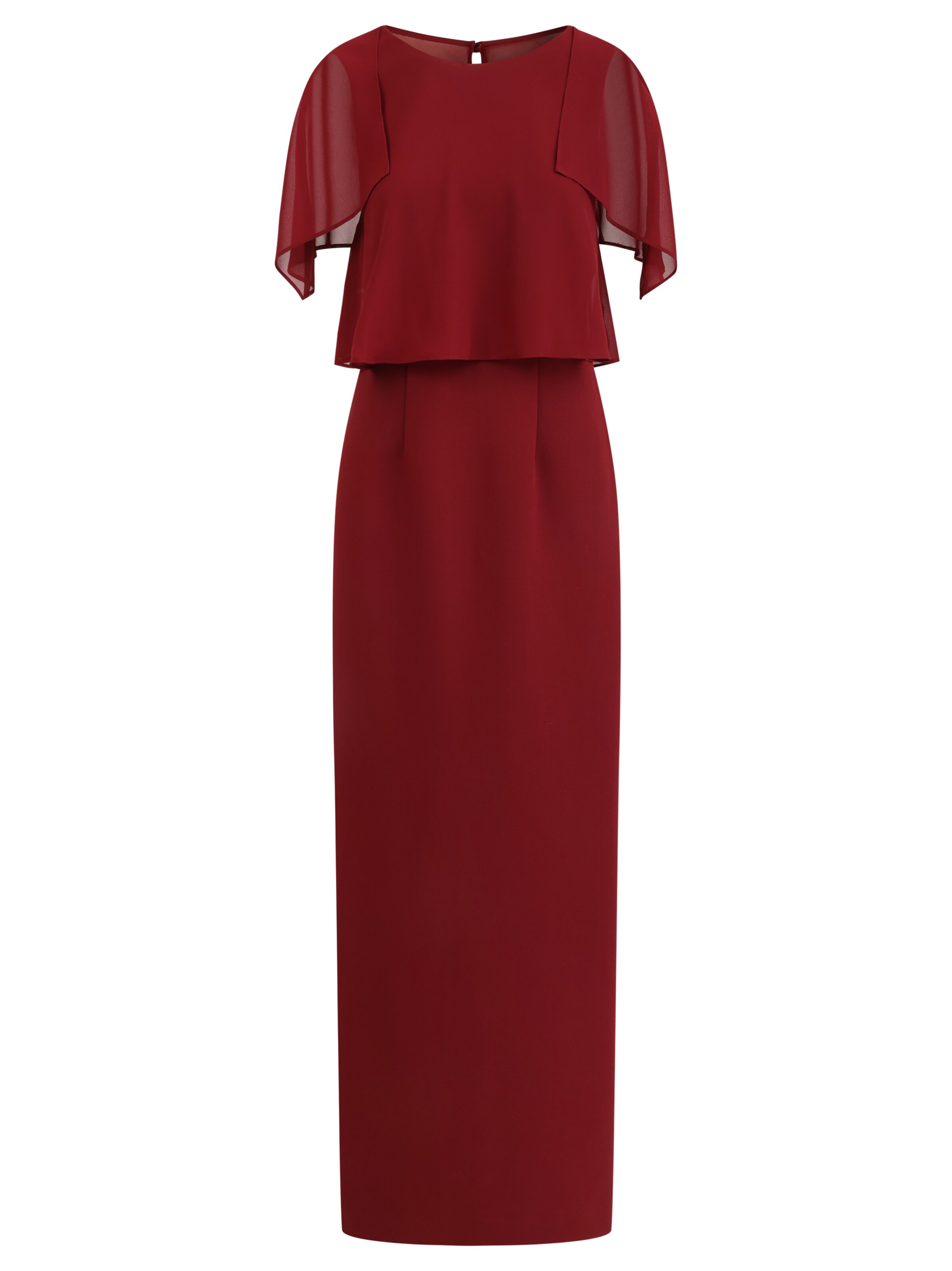 Kraimod - Vestido de noche en rojo: frente