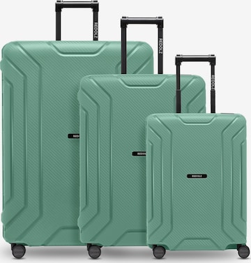 Ensemble de bagages Redolz en vert : devant