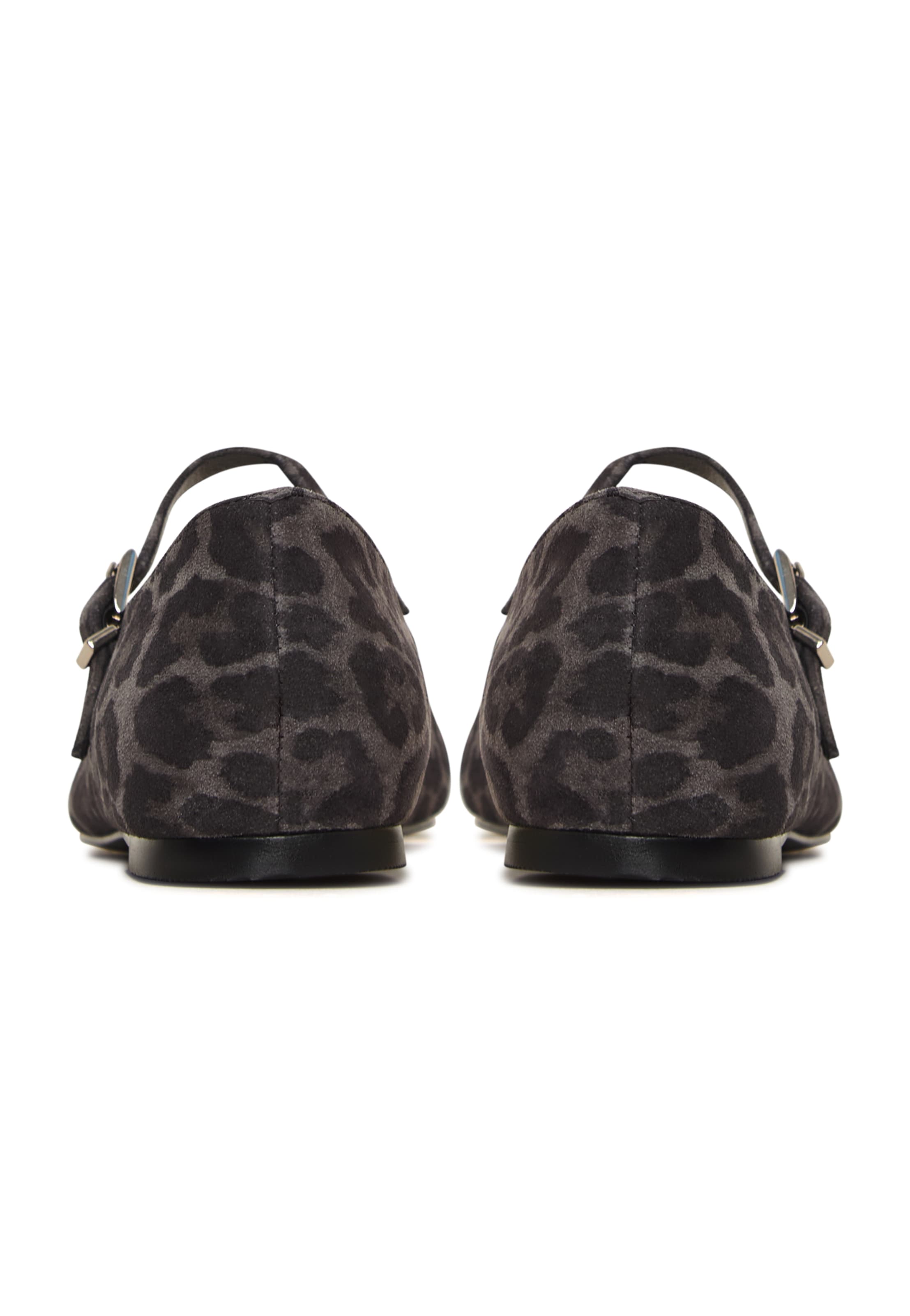CESARE GASPARI Strap ballerina in Grey