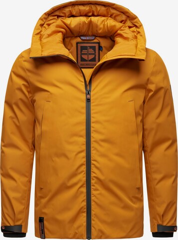 STONE HARBOUR Winter Jacket in Yellow: front