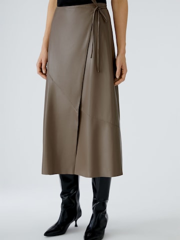 OUI Skirt in Brown: front