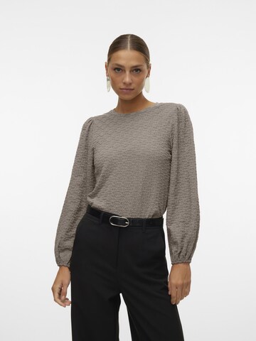 VERO MODA Bluse in Grau: Vorderseite