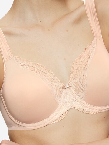 TRIUMPH Klassisch BH 'Modern Lace + Cotton' in Beige