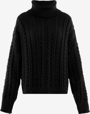 Pull-over aleva en noir : devant