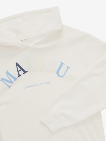 Sweat-shirt TOM TAILOR en blanc