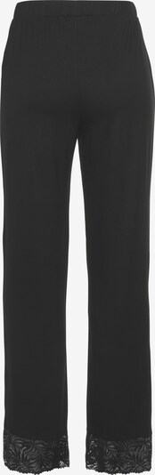 LASCANA Pidžamas bikses, krāsa - melns, Preces skats