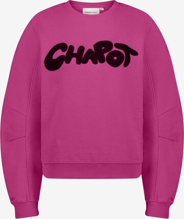 Sweat-shirt Fabienne Chapot en rose : devant