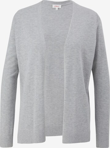Cardigan s.Oliver en gris : devant