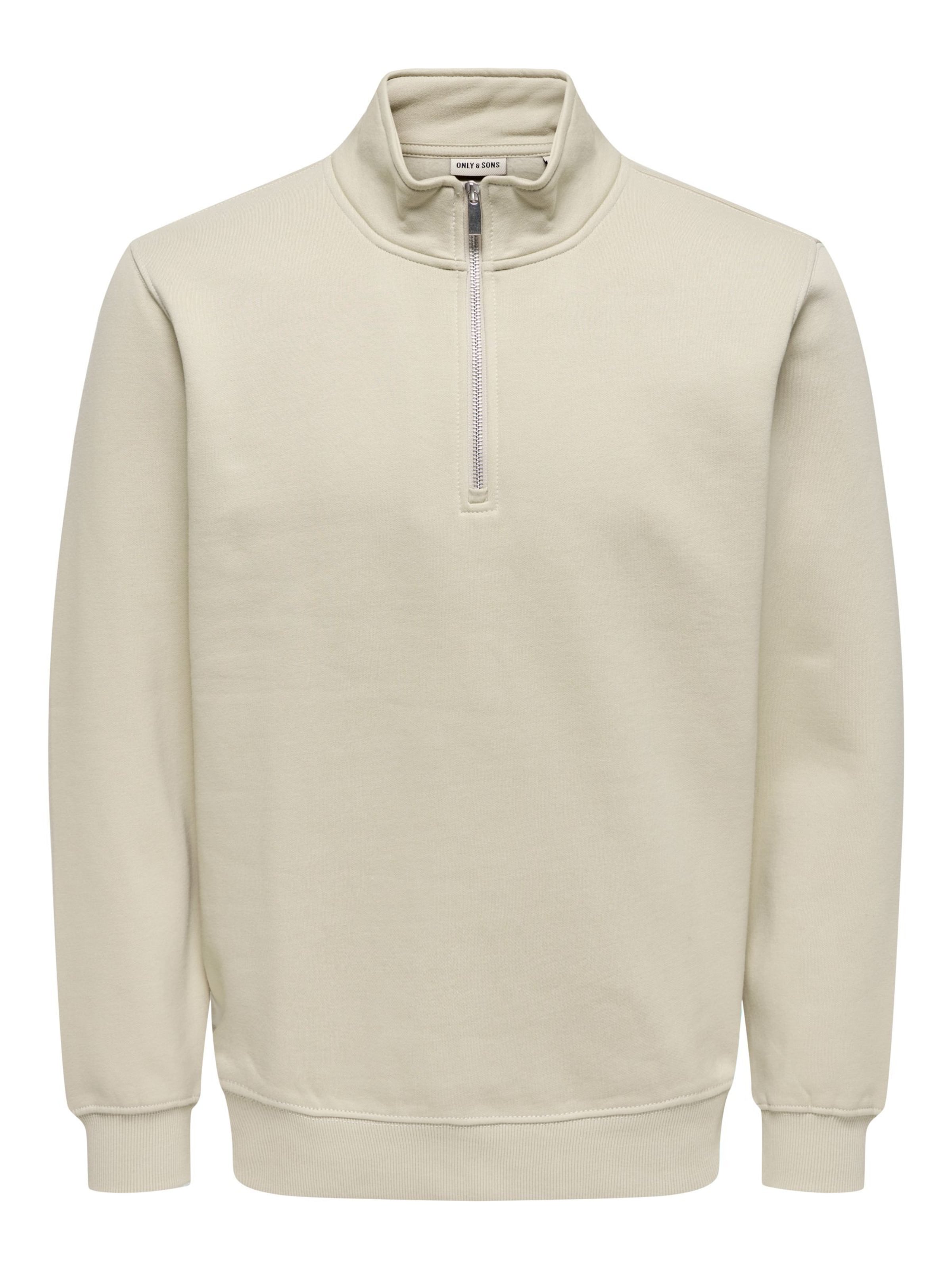 Only & Sons Sweatshirt 'ONSConnor' in Beige: front