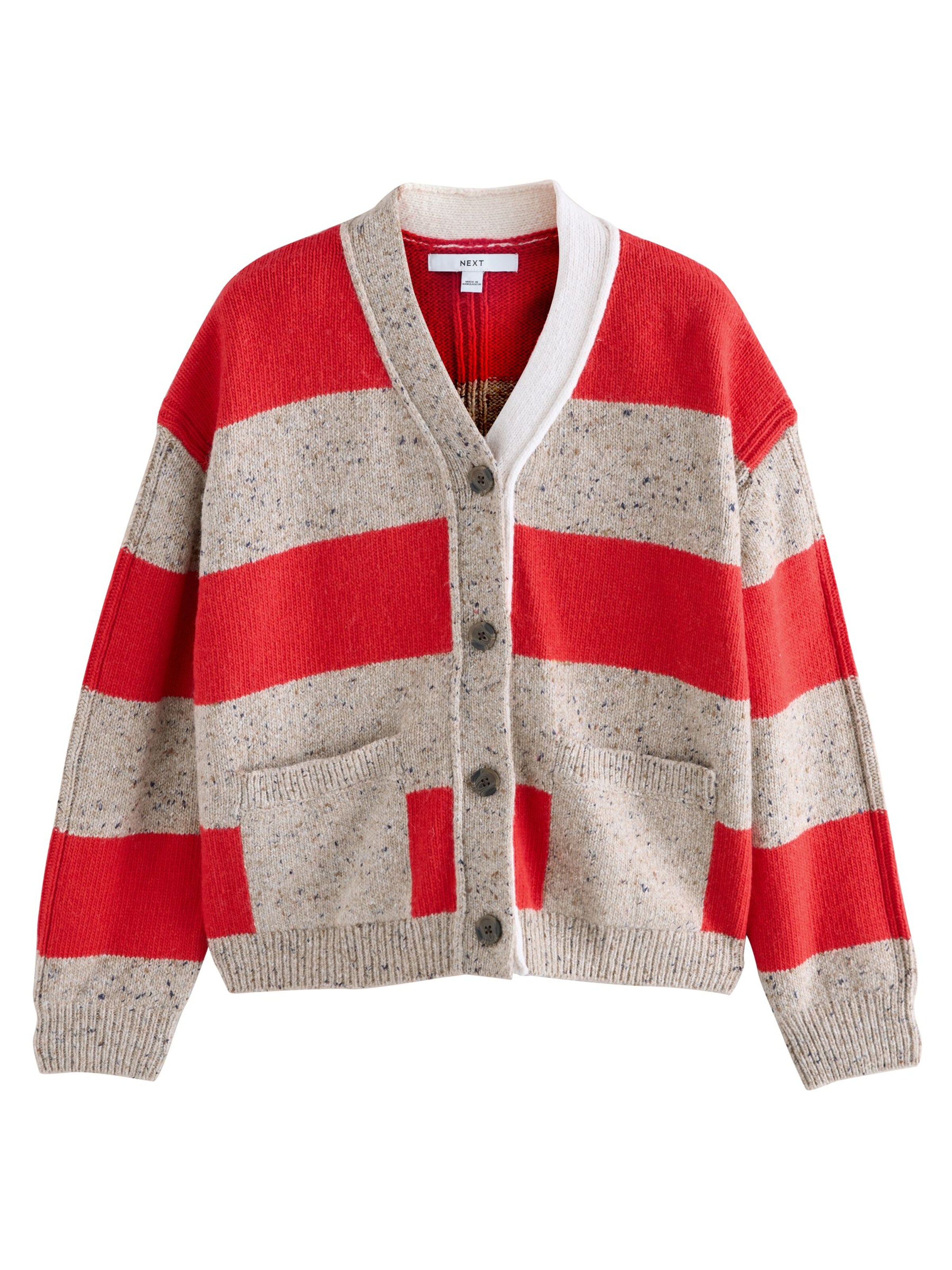 Next Strickjacke in Rot: Vorderseite