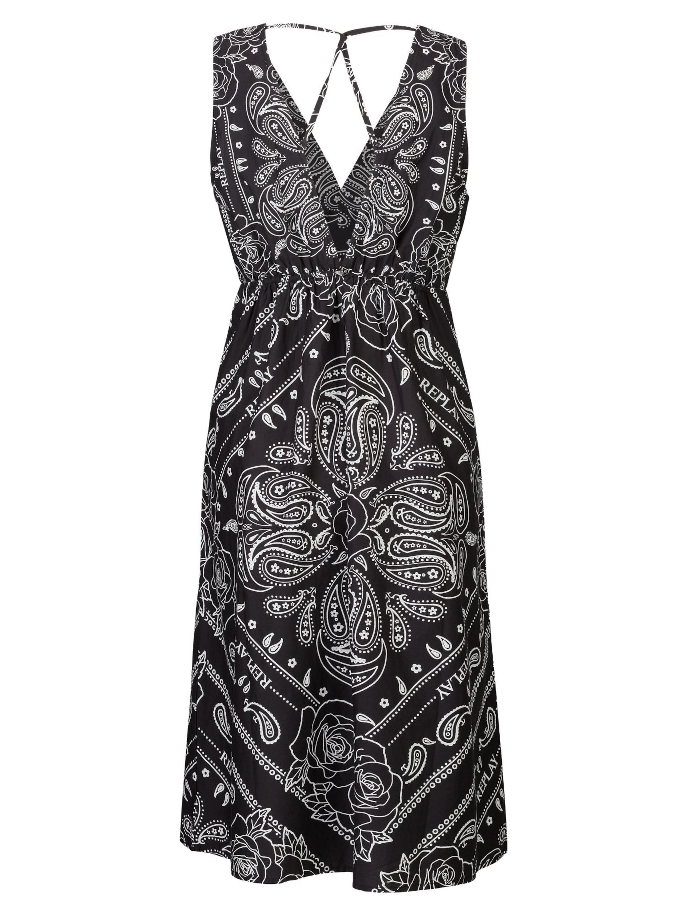 REPLAY Sommerkleid in Weiß