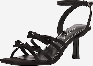 BUFFALOSandale s remenčićima 'KAIDA BOW' - crna boja: prednji dio