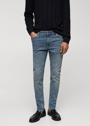 MANGO MAN Regular Jeans 'JUDE' in Blauw: voorkant