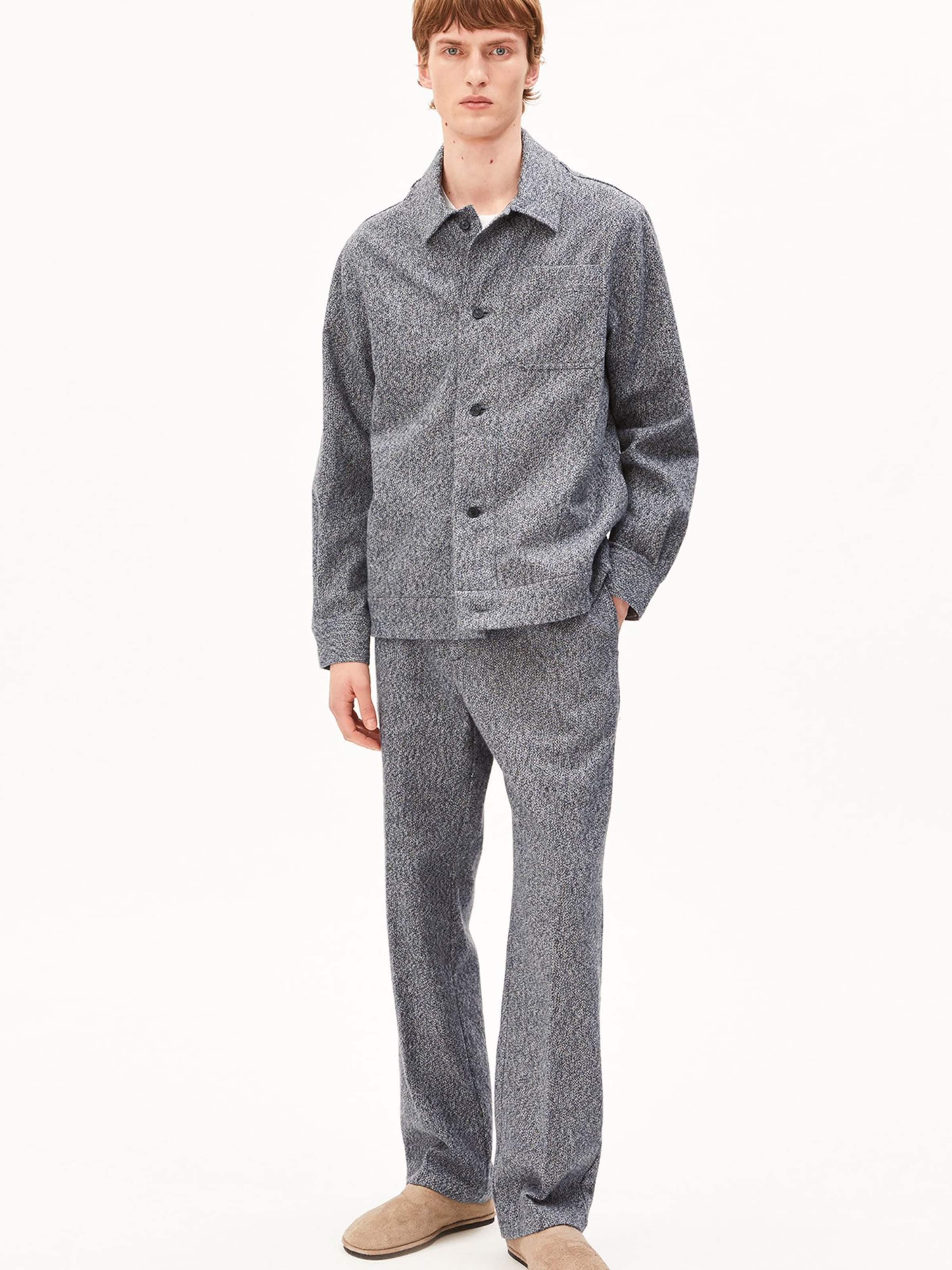 ARMEDANGELS Regular Pants in Grey: front