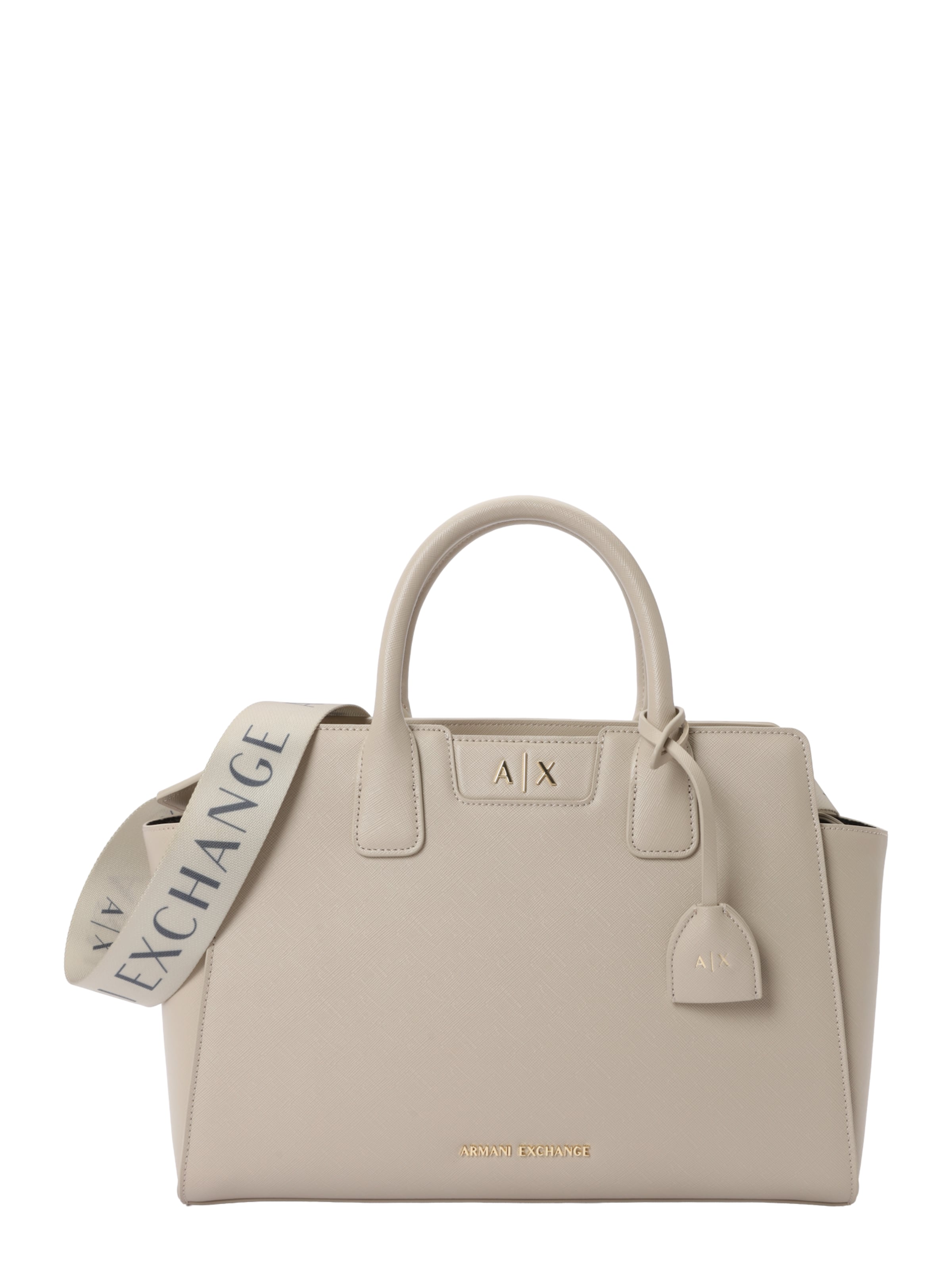 Shopper di ARMANI EXCHANGE in beige: frontale