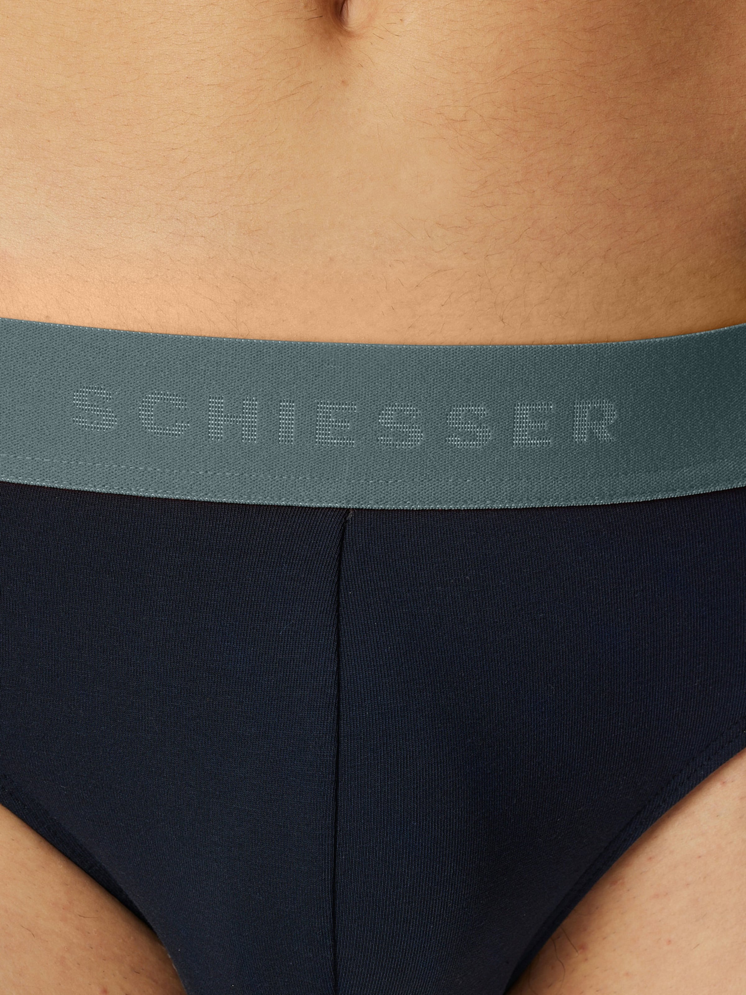 SCHIESSER Slip ' 95/5 Organic Cotton ' in Zwart
