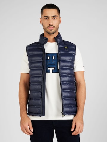 Blauer.USA Bodywarmer in Blauw: voorkant