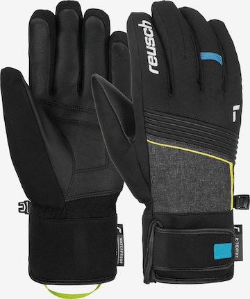 REUSCH Sports gloves 'Louis' in Black: front