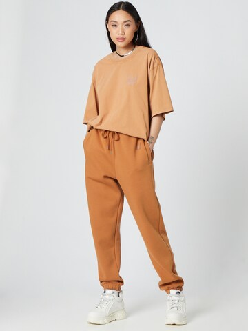 Loosefit Pantalon 'Marlo' ABOUT YOU x Dardan en marron