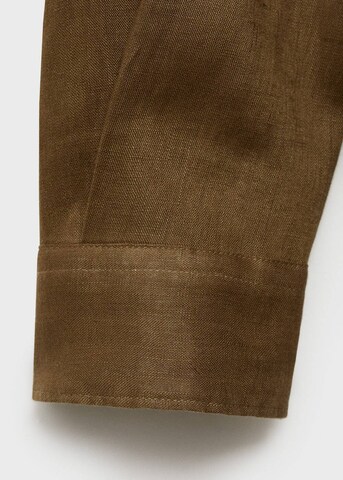 MANGO MAN Regular fit Button Up Shirt 'Parrot' in Green