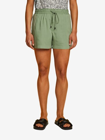 ESPRIT Regular Pants in Green: front