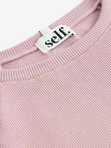 T-shirt self. en violet