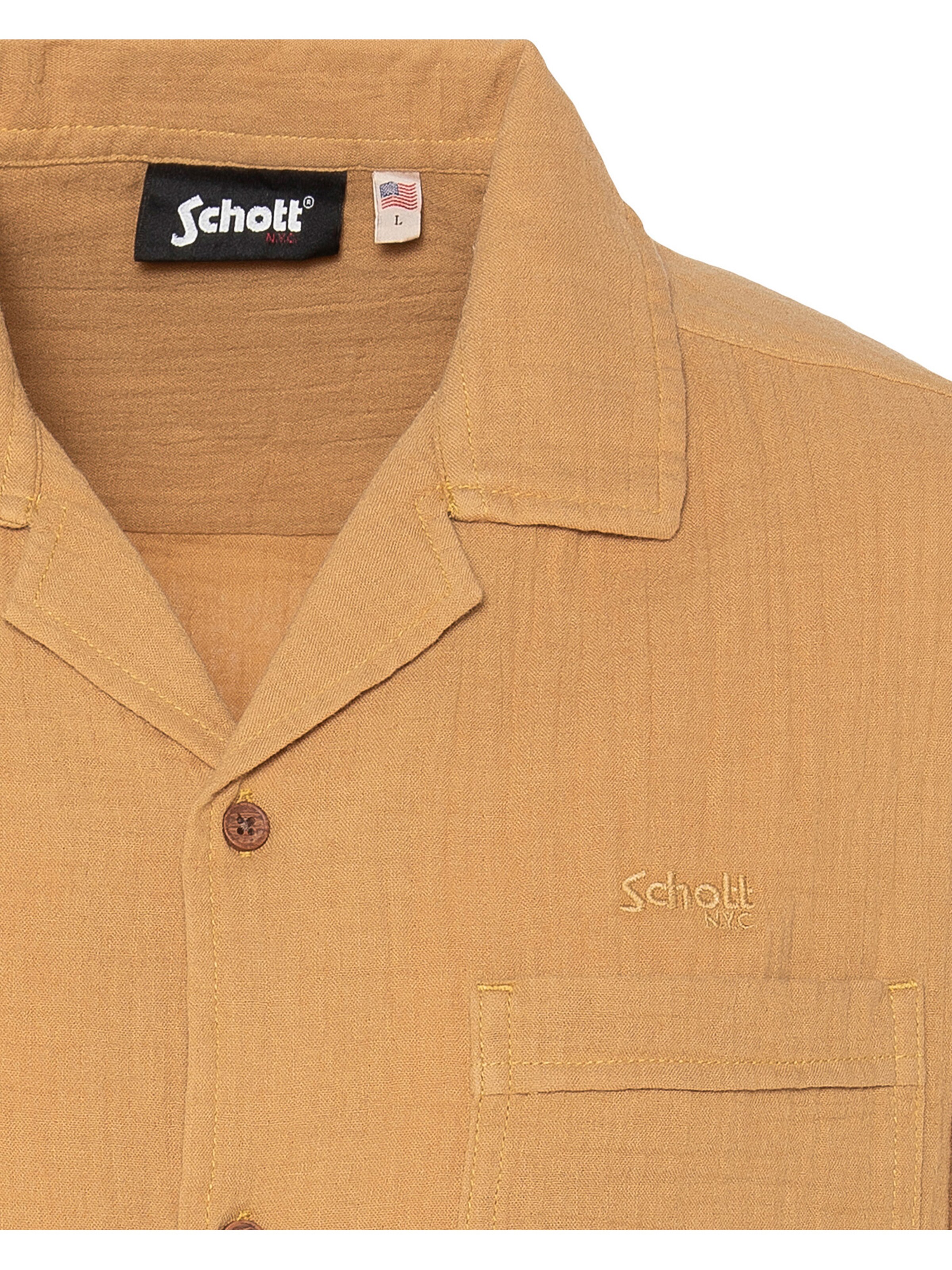 T-Shirt Schott NYC en beige